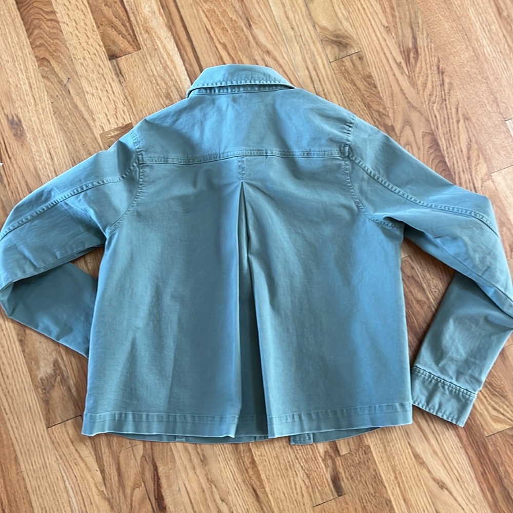 Vineyard Vines Green Denim Jacket, Size Small - Picture 5 of 9